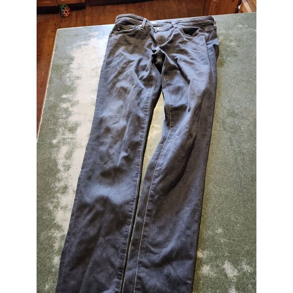 AG Adriano Goldschmied the legging ankle super skinny ankle black jeans sz 26R - Picture 5 of 5